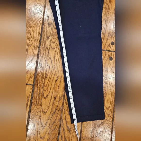 Talbots Relaxed Chino Pants Women’s 4P Petite Navy Ankle Length Below Waist NWT - Picture 7 of 7
